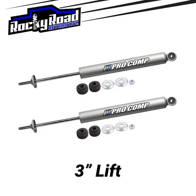 Pro Comp 3 英寸升降单管前减震器 (2) 适用于 1997 - 2006 年吉普牧马人 TJ — 第 1/4 张图片