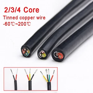 2/3/4 Core Soft Silicone Sleeving Automotive Power Car Cable Electrical Wire - Picture 1 of 6