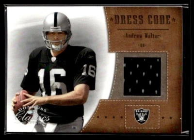 L9,521 - 2005 Donruss Classics Dress Code Jerseys #3 Andrew Walter /250 - Image 1 of 2