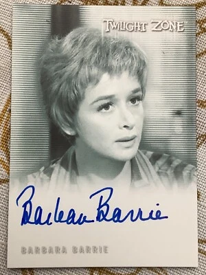 TWILIGHT ZONE BARBARA BARRIE Rare Signed Autograph Card A-157 LIMITED EDITION - Image 1 of 2