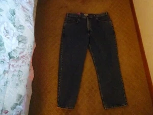 NWT MENS 42X30 MERONA BLUE DENIM /5 POCKET /CLASSIC FIT/ 100% COTTON JEANS - Picture 1 of 3