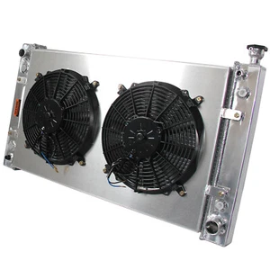 3Row Radiator+Fan Shroud Fit Chevrolet GMC Suburban 88-97 Aluminum 622 AT SPAWON - Picture 1 of 8