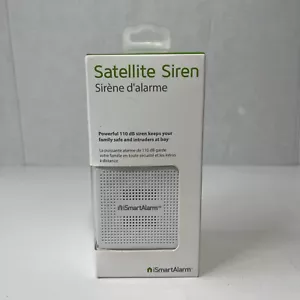 New iSmartAlarm Satellite Siren AS3 110db Adjustable Volume Alexa Compatible - Picture 1 of 5