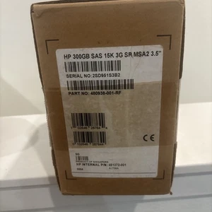 HP AJ736A 480938-001 300GB 15K 3.5" MSA2 dual port sas hard drive  - Picture 1 of 2