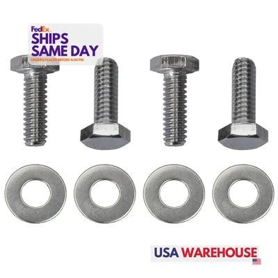 Trans-Dapt 9781, Set of 4 Chrome Steel V.C. Chrome Bolt Performance Racing Parts - Image 1 of 4