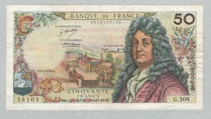 Frankreich 50 Francs 1973, P148d, ss. - Bild 1 von 2