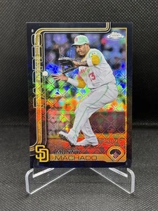 2025 Topps Chrome Logofractor Edition Black /10 Manny Machado #53 Padres 10/10 - Bild 1 von 2