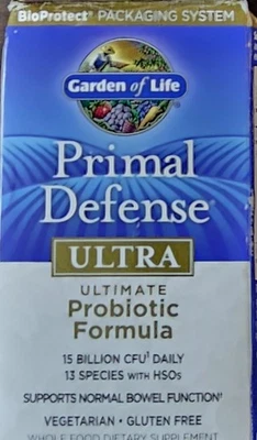 Garden of Life Primal Defense Ultra 15 mil millones de UFC 60 UltraZorbe VCaps 12/26+ Foto 1 de 4