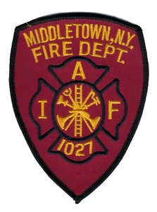 *Rarität* Middletown (Orange County) NY New York Fire Dept. IAFF 1027 Patch - NEU! - Bild 1 von 1