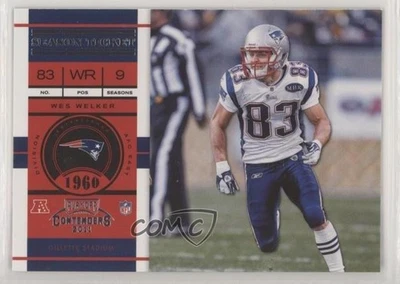 2011 Playoff Contenders Wes Welker #10 - Image 1 of 2