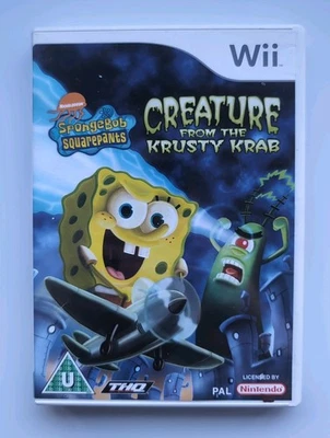 SpongeBob Squarepants: Creature From The Krusty Krab | Nintendo Wii | CIB - Image 1 of 3