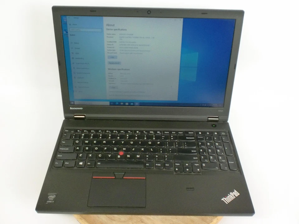 Lenovo ThinkPad W541 15.6in Laptop I7-4710MQ 8GB RAM 500GB Win 10 Pro Notebook - Image 1 of 4