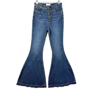 Free People We The Free Irreplaceable Exposed Button Fly Schlagjeans Damen 29 - Bild 1 von 8