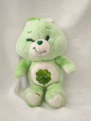 Vintage Kenner 1983 Care Bear Good Luck Bear Plush Green Lucky Shamrock - Image 1 of 4
