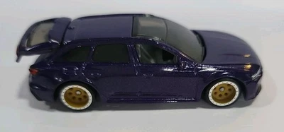 Matchbox Moving Parts 2023 Audi RS 6 Avant (purple) CUSTOM WHEEL SWAP real rider - Image 1 of 4