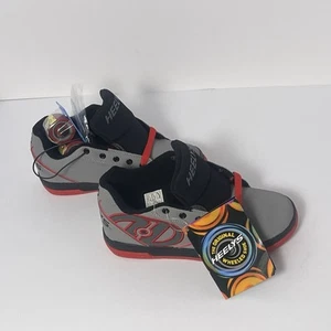Heelys Propel 2.0 Youth Size 6 Gray Red Athletic Outdoor Skate Shoes Sneakers - Picture 1 of 24