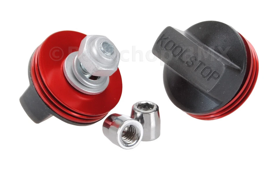 KOOL STOP Intl'l Old School BMX Aletas Bicicleta Pastillas de Freno ROJO Foto 1 de 1