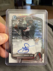 2025 Bowman Chrome #BMA-JL Jansel Luis Mojo Auto Arizona Diamondbacks - Picture 1 of 2