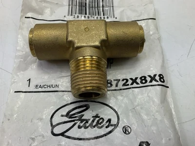Camiseta Gates G31134-0808 ramificação de freio a ar para tubo macho, 1/2" - 8AB-8AB-8MP - Imagem 1 de 4