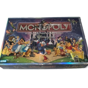 Monopoly Die Disney Edition Brettspiel Neu Teile Versiegelt Hasbro Parker Bros 2001 - Bild 1 von 6
