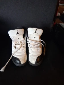 Nike Air Jordan XII 12 Game White/black 2019 Retro TD 151186-014 Kids Size 1Y - Picture 1 of 5