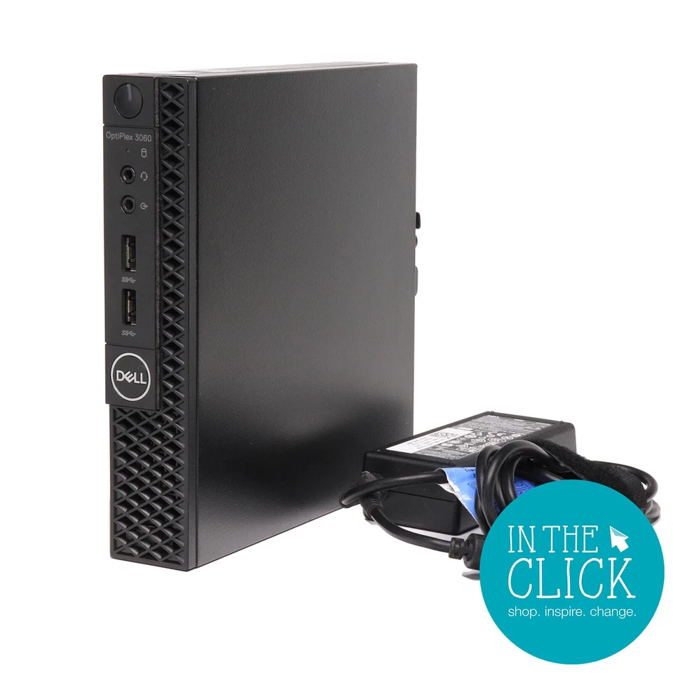 Dell OptiPlex 3060 Micro i5-8500T 16GB RAM 512G SSD Exc Cond SHOP.INSPIRE.CHANGE - image 1 of 4