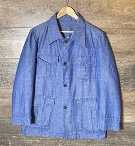 Vintage Gurtex Jeans Chore Jacke Workwear 60er 70er Taschen unglaublich - 42" - Bild 1 von 7