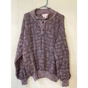 La Lana Herren Alpaka Baumwollmischung Strick Pullover Gr. L Hipster Opa - Bild 1 von 7