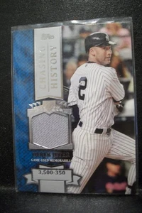 DEREK JETER 2013 Topps Chasing History GU #DJ Yankees - Picture 1 of 1