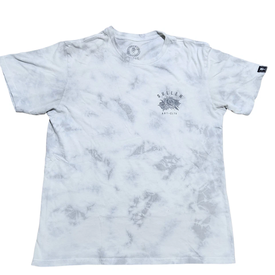Camiseta Sullen Art Collective Steady Hand L Hombres Gráfica Doble Cara Tatuaje Arte Foto 1 de 4