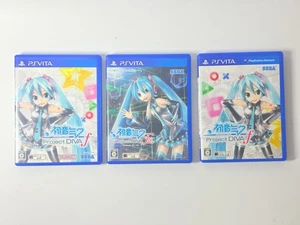 Sony PlayStation Vita Hatsune Miku Project DIVA F and F 2nd with box From JAPAN - Picture 1 of 22