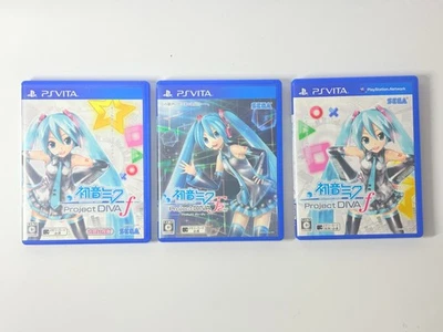 Sony PlayStation Vita Hatsune Miku Project DIVA F and F 2nd with box From JAPAN - Image 1 of 4