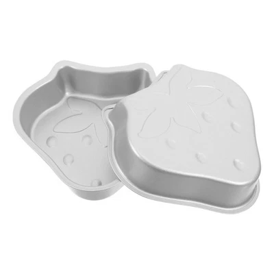  2 Pcs Kleine Kuchenformen Mini Förmchen Erdbeer-Backform Backvorgänge - Bild 1 von 4
