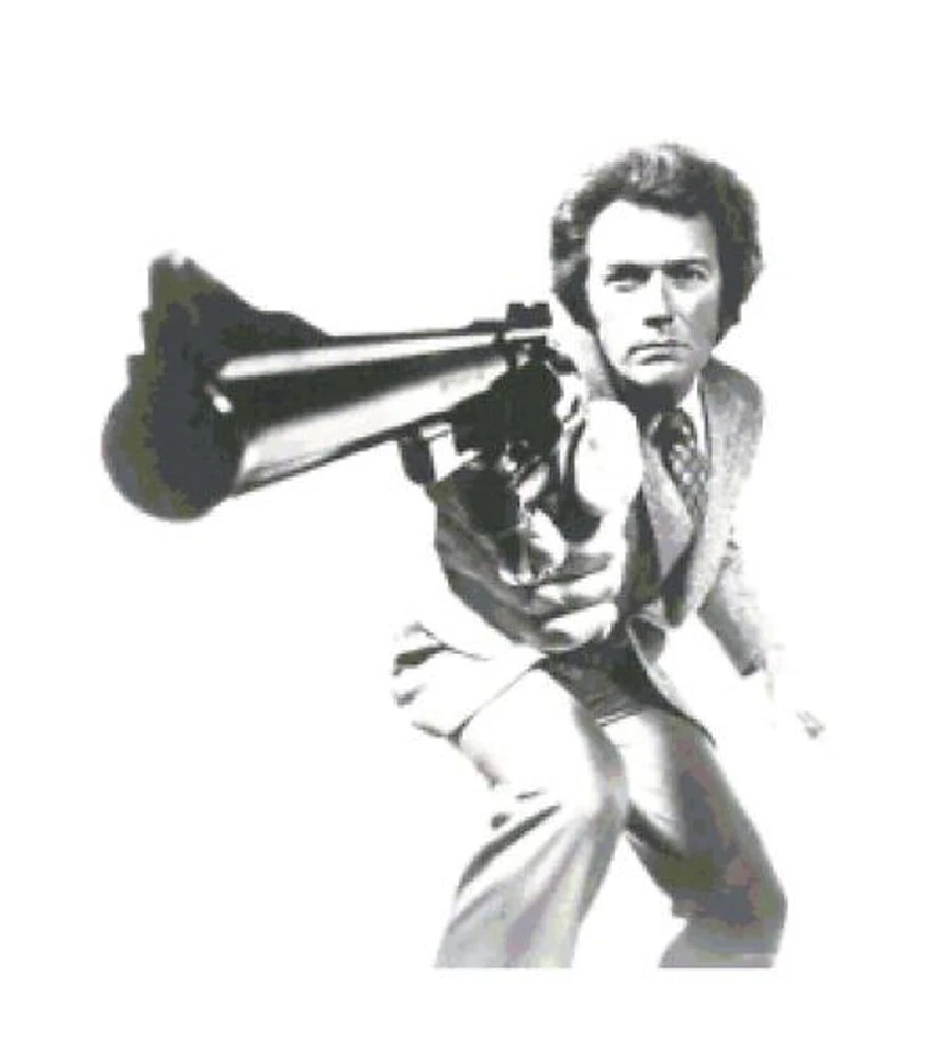 Clint Eastwood Dirty Harry Counted Cross Stitch Pattern Needlepoint - Image 1 of 1