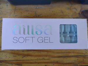 AILLSA Short Coffin Nail Tips - 450 PCS Upgraded Matte Soft Gel Nail Tips No...