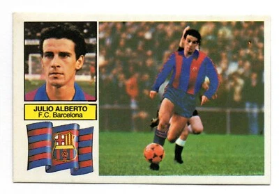 JULIO ALBERTO - FC BARCELONA 1982-83 CROMO ESTE PANINI LIGA 82/83 SIN F.C.B. - Imagen 1 de 2