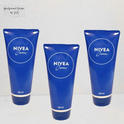3x 100ml Nivea Pflegecreme Tube pflegt verwöhnt jeden Hauttyp cremige Textur - Bild 1 von 2