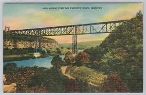 High Bridge Over Kentucky River "In Old Kentucky" KY Postcard - Picture 1 of 2