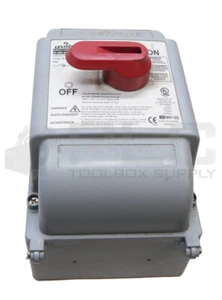 NEW LEVITON DS60-AX SAFETY DISCONNECT ENCLOSED SWITCH 60A 600VAC - Picture 1 of 5
