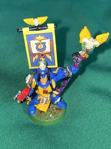WH40K Oil Painted Space Marine Hero Primaris Ultramarine Ancient Conve METAL Sb5 - Picture 1 of 8