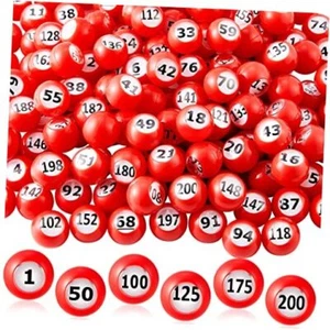 200 Pcs Raffle Balls Numbers 1-200 Bingo Balls Only with Easy Read Window, - Picture 1 of 7