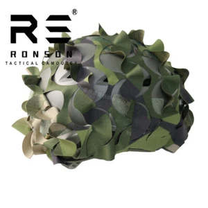 Camouflage Taktischer Schnellhelm Tuch Streifen Abdeckung Kappe Abdeckung Haut Zubehör - Bild 1 von 12
