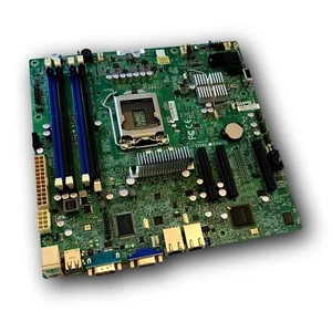 Supermicro X9SCL Intel C202 Socket LGA1155 DDR3 UATX Motherboard -- Tested - Picture 1 of 5