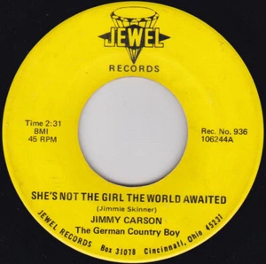 Jimmy Carson / She's Not The Girl The World Awaited / Vinyl / 50er / USA - Bild 1 von 2
