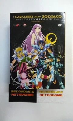 DVD I CAVALIERI DELLO ZODIACO CAPITOLI DI ADE SERIE COMPLETA  TIR LIMITATA FOTO - Immagine 1 di 4