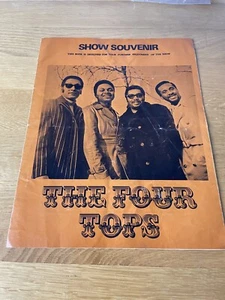 Seltene The Four Tops Show Souvenir Anfang der 1970er Jahre - Bild 1 von 1