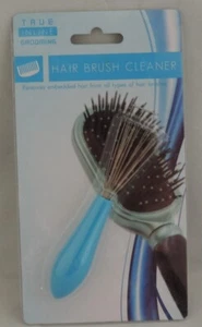 Pettine Spazzola Capelli Pulitore Incorporato Pulizia Depili Strumento Plastica/Metallo - Foto 1 di 2