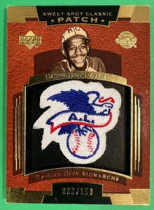 2004 UPPER DECK SWEET SPOT CLASSIC SATCHEL PAIGE COMMEMORATIVE PATCH #ED 63/150 - Picture 1 of 1