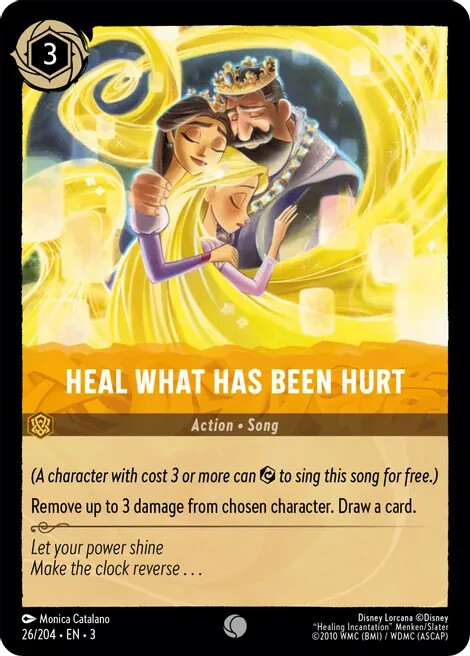 Heal What Has Been Hurt 26/204 - Disney Lorcana TCG Into the Inklands (2024) NM