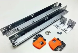 21" Blum TANDEM Drawer Slides with BLUMOTION, One Pair - Picture 1 of 3